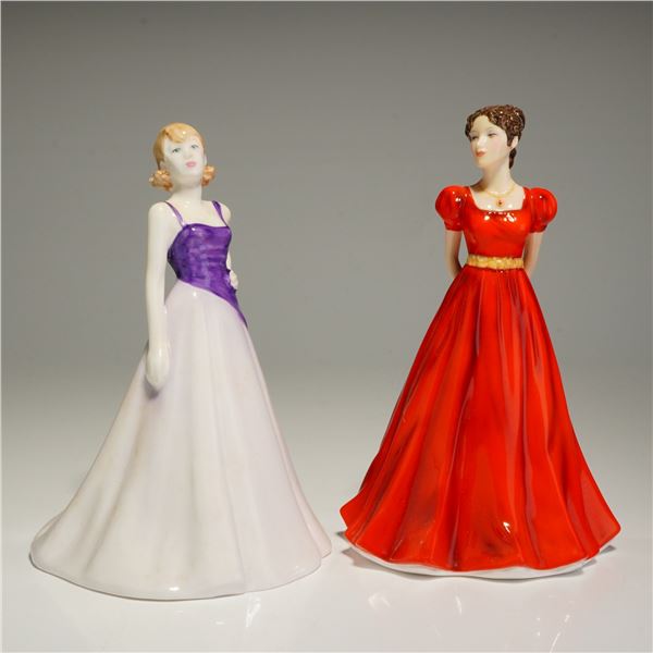 2pc Royal Doulton Figurines, Free Spirit HN4609 and Ellie HN5730