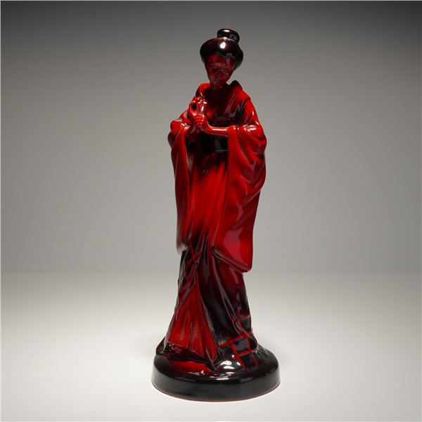 Royal Doulton Flambe Porcelain Figurine, The Geisha HN3229