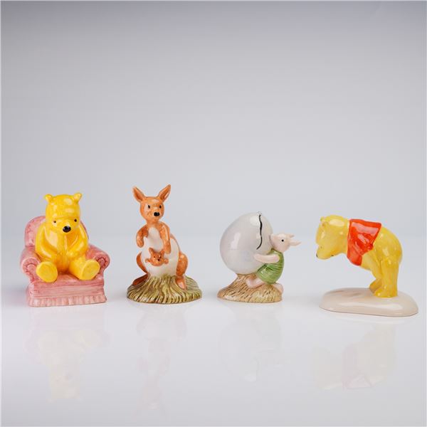 4pc Royal Doulton Winnie the Pooh Collection Figurines