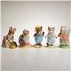 Image 1 : 5pc Beatrix Potter Ceramic Figurines by Beswick and Royal Albert