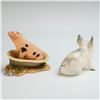 Image 2 : 2pc Beswick & James Herriot Border Figurines, White Pig & Pig in Tub