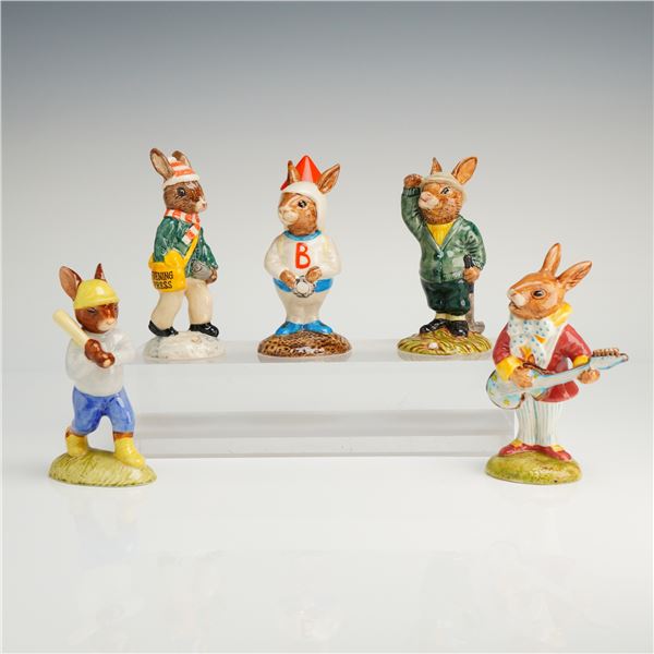 Collection of Five Royal Doulton Bunnykins Figurines