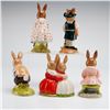Image 2 : 5pc Royal Doulton Bunnykins Figurines Playtime Partners Helping Mother