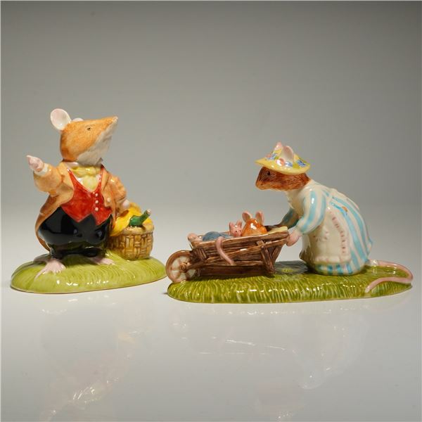 2pc Royal Doulton Brambly Hedge Figurines, DBH31 and DBH46