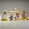 Image 1 : 5pc Royal Doulton Brambly Hedge Figurines - DBH 7, 24, 36, 39, & 42