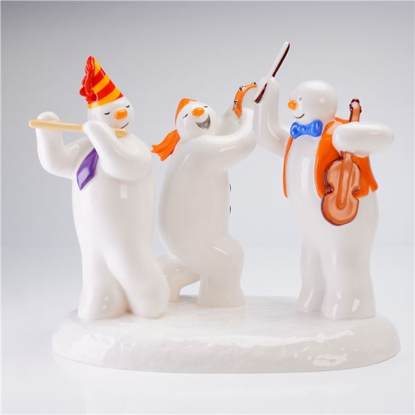 Coalport Characters The Snowman Figurine, All Together Now
