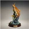 Image 1 : Royal Doulton Porcelain Sculpture with Base, The Trout DA172