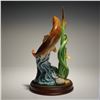 Image 2 : Royal Doulton Porcelain Sculpture with Base, The Trout DA172