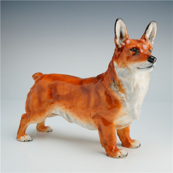 Royal Doulton Dog Figurine, Large Welsh Corgi HN2557