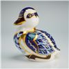 Image 1 : Royal Crown Derby Swimming Duckling Paperweight
