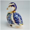 Image 3 : Royal Crown Derby Swimming Duckling Paperweight