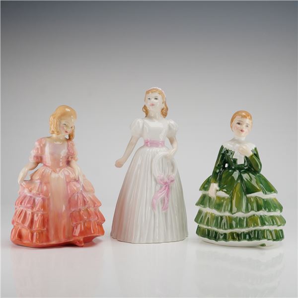 Three Royal Doulton Pretty As A Picture Figurines