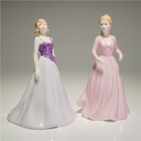 2pc Royal Doulton Figurines, Free Spirit HN4609 and Magical Moments HN4607