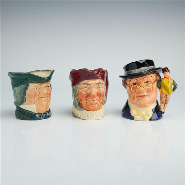 3pc Royal Doulton Small Character Jugs