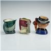 Image 2 : 3pc Royal Doulton Small Character Jugs
