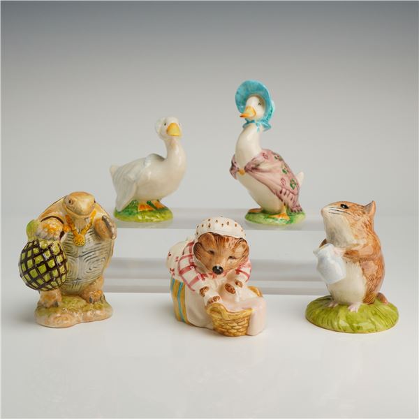 A Collection of Five Beswick Beatrix Potter Figurines