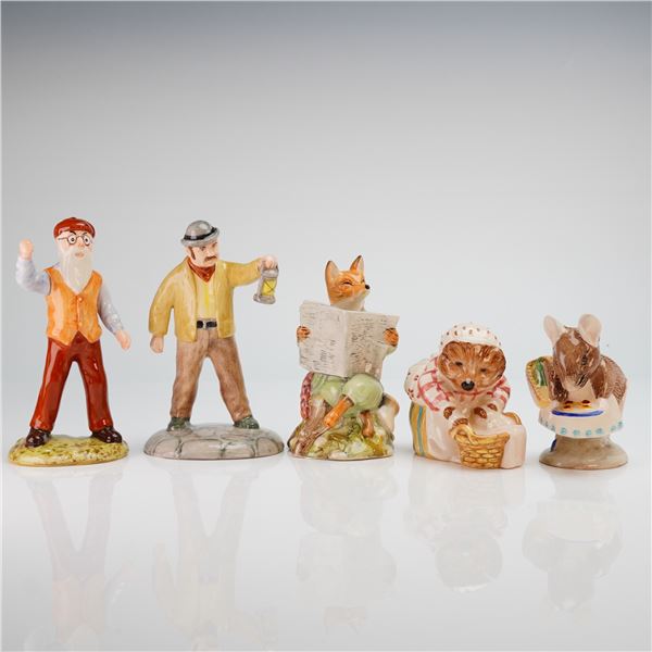 5pc Royal Albert & Beswick Beatrix Potter Figurines