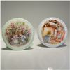 Image 3 : 2pc Royal Doulton Brambly Hedge Summer and Winter Jewelry Boxes