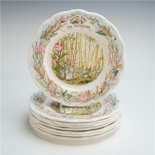 8pc Royal Doulton Brambly Hedge Plate Set