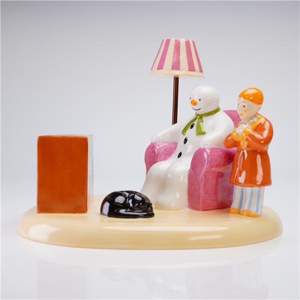 Coalport The Snowman Figurine A Cold Night In