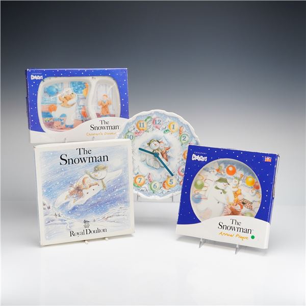 4pc Coalport Characters The Snowman Giftware