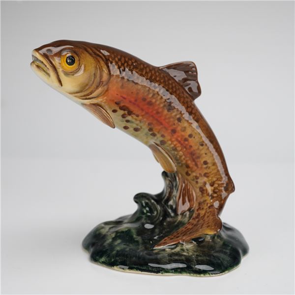 Beswick Leaping Trout Ceramic Figurine Model 1390