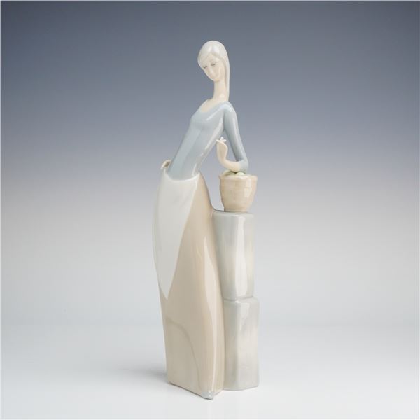 Nao by Lladro Porcelain Figurine Girl with Butterfly