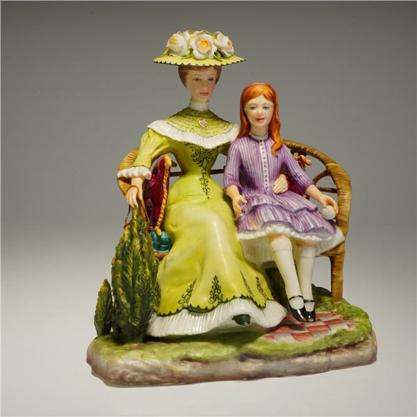 Royal Worcester Victorian Series Charlotte and Jane Figurine