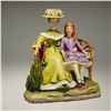 Image 1 : Royal Worcester Victorian Series Charlotte and Jane Figurine