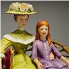 Image 3 : Royal Worcester Victorian Series Charlotte and Jane Figurine