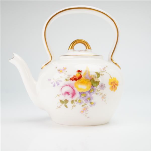 Royal Crown Derby Miniature, Derby Posies Teapot