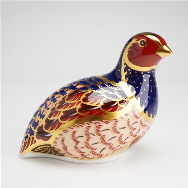 Royal Crown Derby Paperweight, Partridge