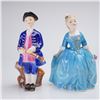 Image 1 : 2pc Royal Doulton Figurines, Boy HN2183 and Child HN2154 from Williamsburg