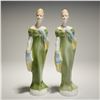 Image 1 : 2pc Royal Doulton Porcelain Figurines, Lorna HN2311
