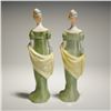 Image 2 : 2pc Royal Doulton Porcelain Figurines, Lorna HN2311