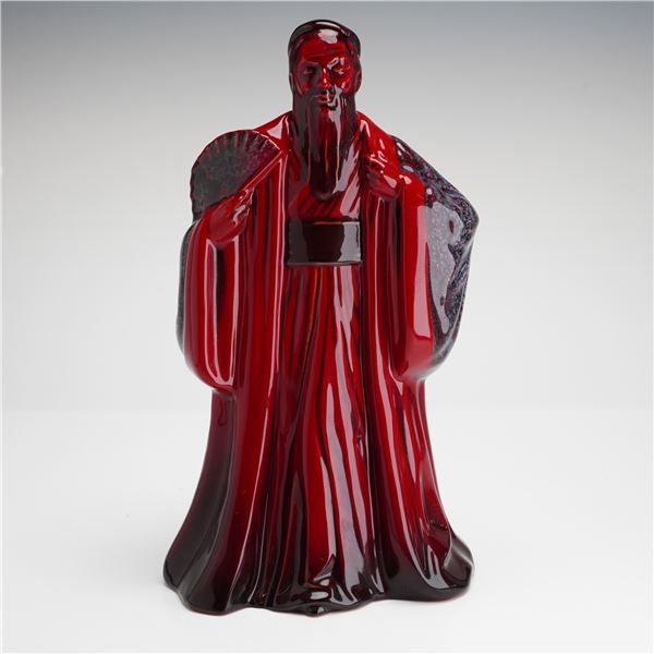 Royal Doulton Flambe Figurine, Confucius HN3314