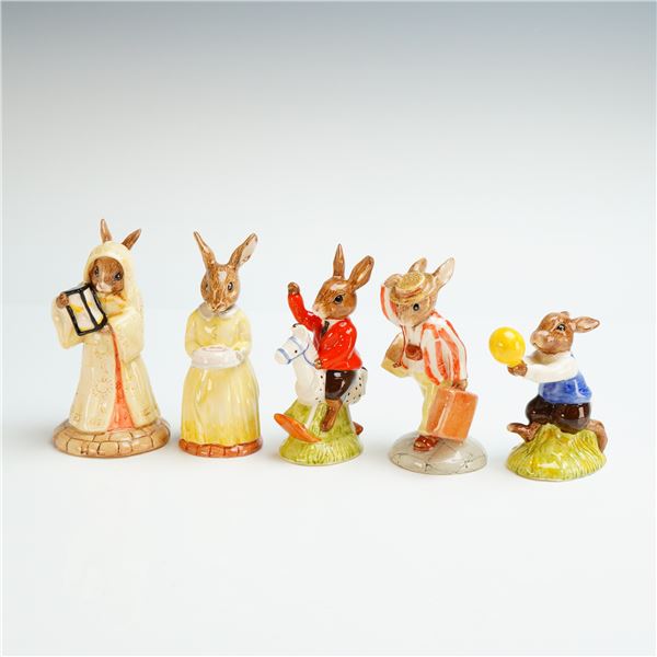 5pc Royal Doulton Bunnykins Figurines - DB 73, 69, 137, 154, and 229