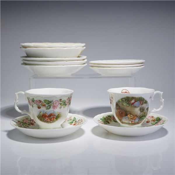 12-Piece Collection of Royal Doulton Brambly Hedge Four Seasons Tableware