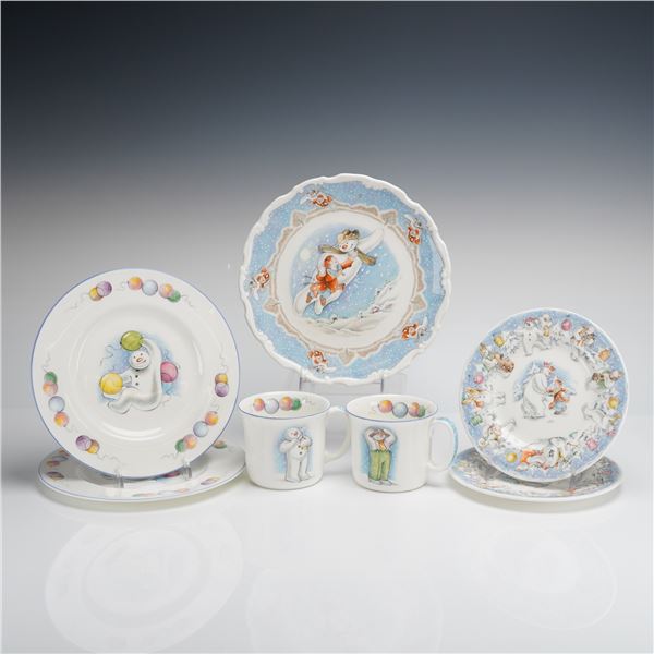 7pc Royal Doulton The Snowman Gift Collection Bone China Tableware