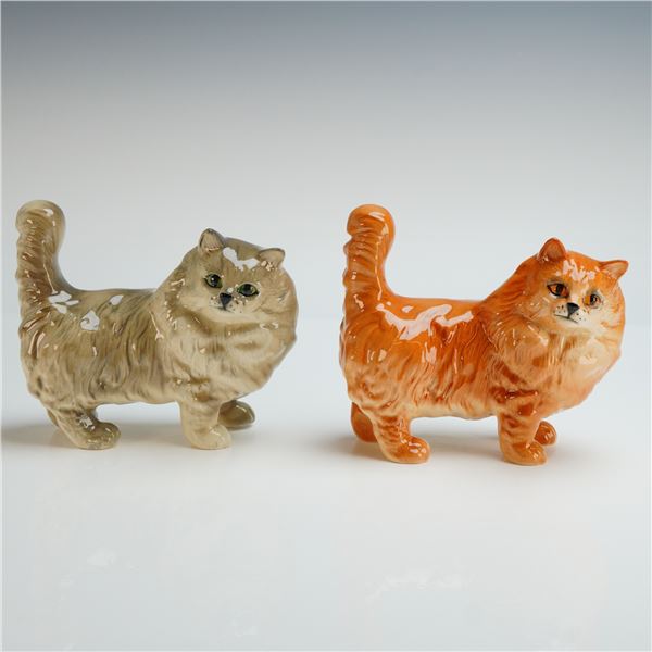 2pc Royal Doulton Persian Cat Figurines