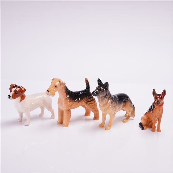 Collection of Four Beswick and Royal Doulton Dog Figurines