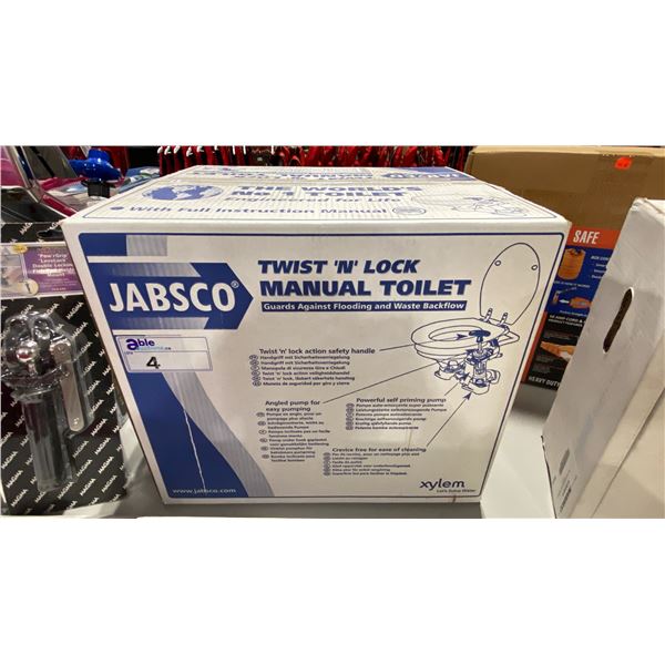 JABSCO 29090-5000 TWIST N' LOCK MARINE MANUAL TOILET *IN BOX*