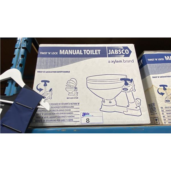 JABSCO 29090-5000 TWIST N' LOCK MARINE MANUAL TOILET *IN BOX*