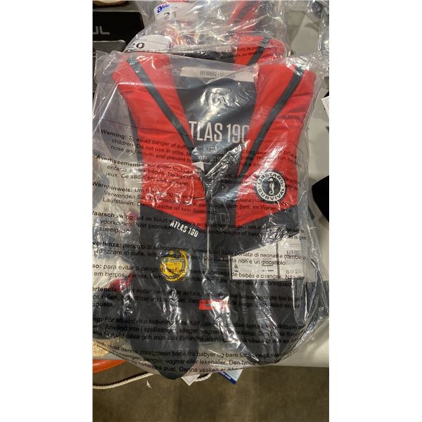 MUSTANG SURVIVAL ELITE 120 INFLATABLE PFD, RED/BLACK, UNIVERSAL ADULT