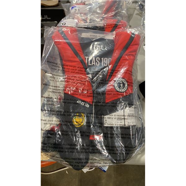 MUSTANG SURVIVAL ELITE 120 INFLATABLE PFD, RED/BLACK, UNIVERSAL ADULT
