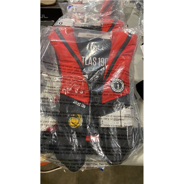 MUSTANG SURVIVAL ELITE 120 INFLATABLE PFD, RED/BLACK, UNIVERSAL ADULT