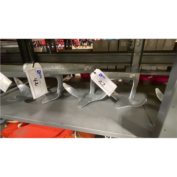VICTORY CH0210 10KG (22LB) GALVANIZED STEEL BRUCE STYLE BOAT ANCHOR & VICTORY CH0205 5KG BOAT ANCHOR