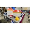 Image 1 : 2 LARGE ENVIRO FLOAT MOORING BUOYS & 2 SMALL PRO MARINE BUOYS