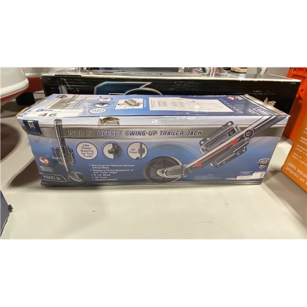 T-H MARINE 1500LB CAPACITY OFFSET SWING UP MARINE/TRAILER JACK