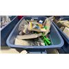 Image 2 : BLUE BIN OF ASSORTED COMMERCIAL MARINE RETAIL PRODUCTS, CHEMICALS, FLASHLIGHTS, & CURRENT GUIDES